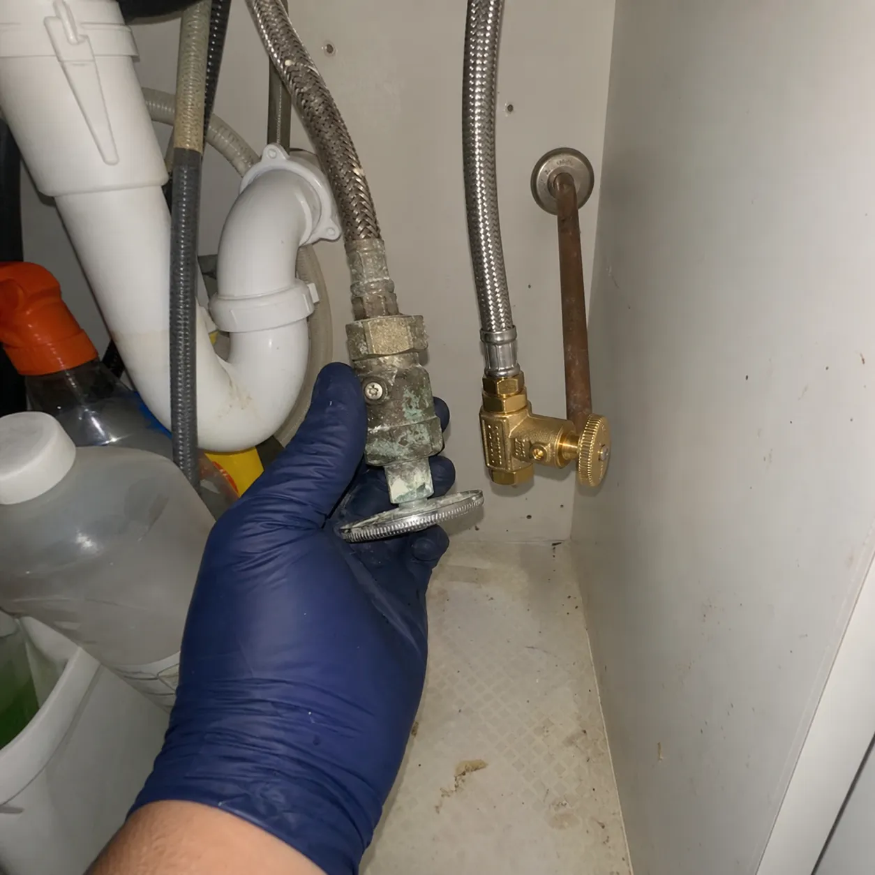 Finished repair shared by the crew